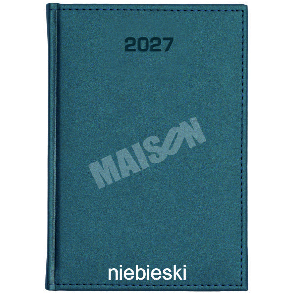 Kalendarz Velour dzienny A4 2027 z grawerem